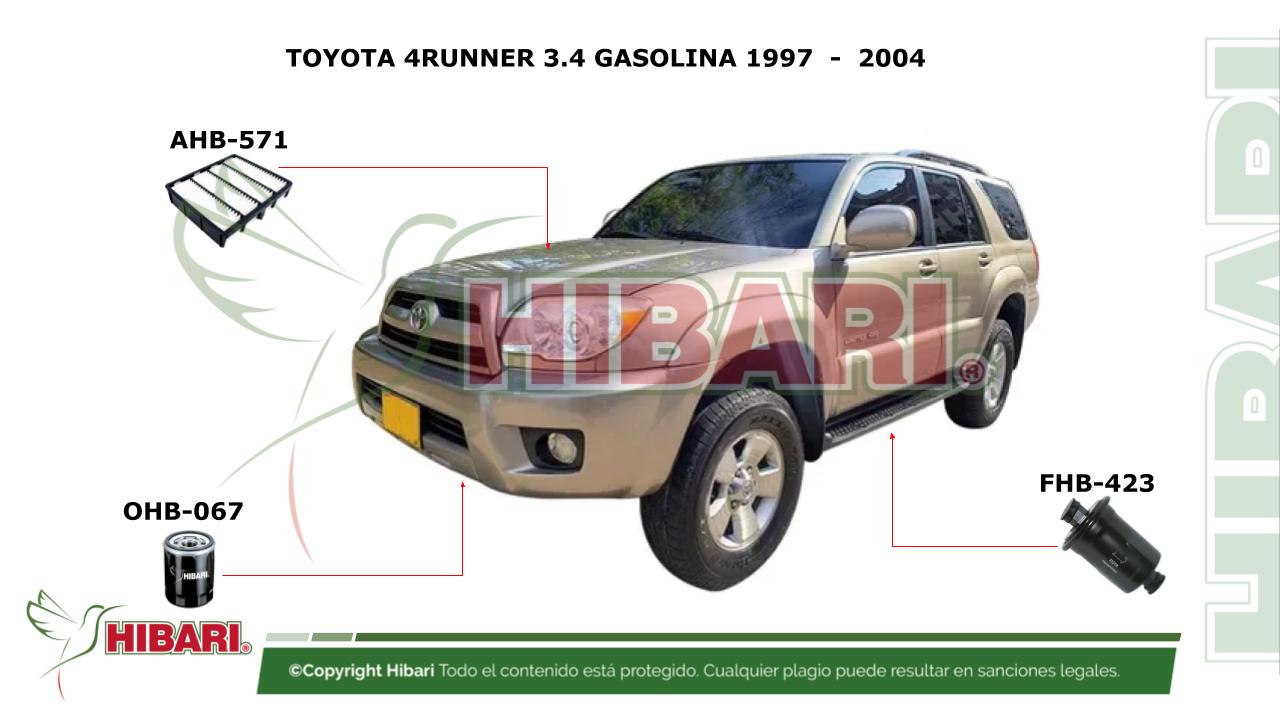 Lee más sobre el artículo TOYOTA 4RUNNER 3.4 GASOLINA 1997  –  2004